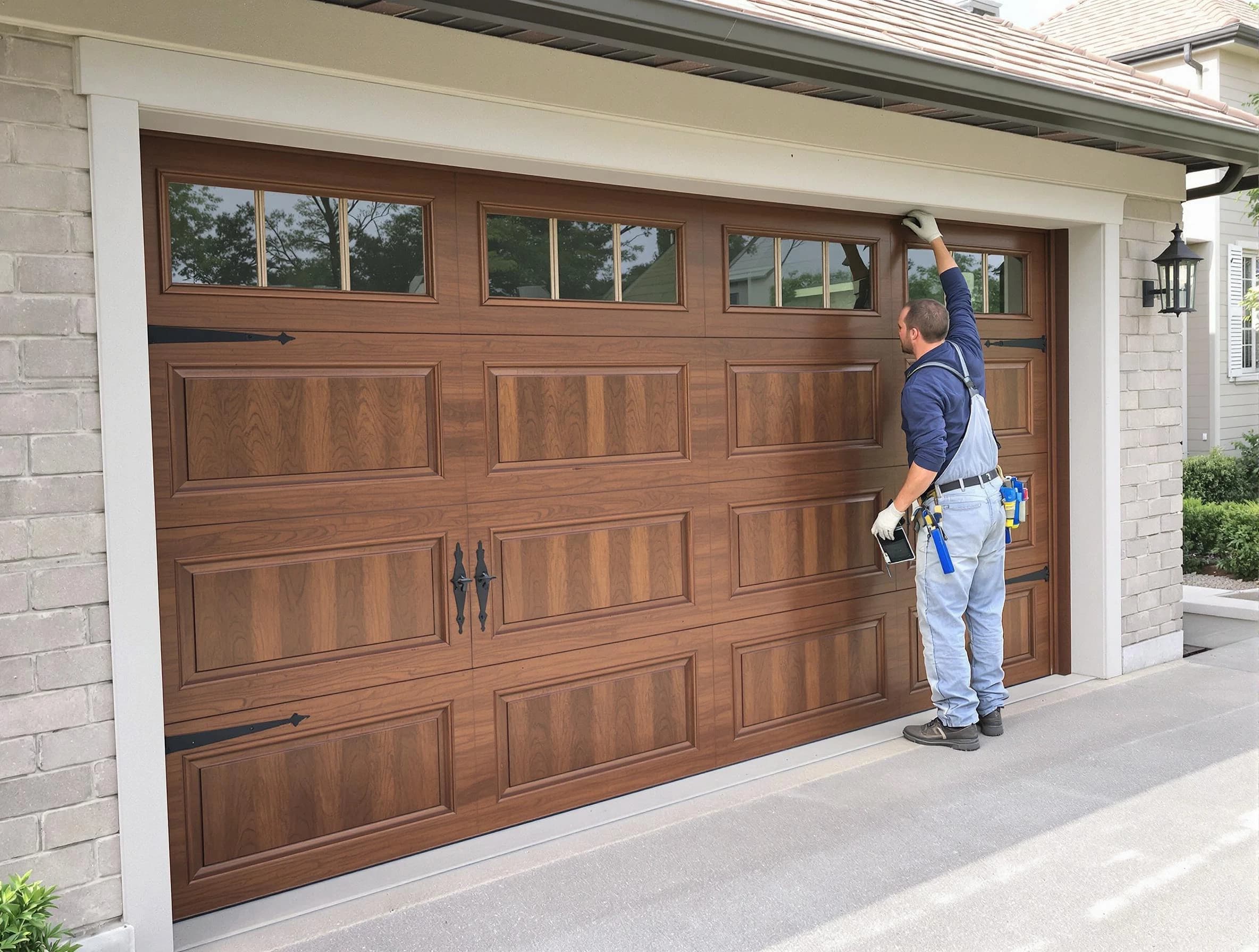 Custom garage door showcase by Watertown Town Garage Door Repair in Watertown Town