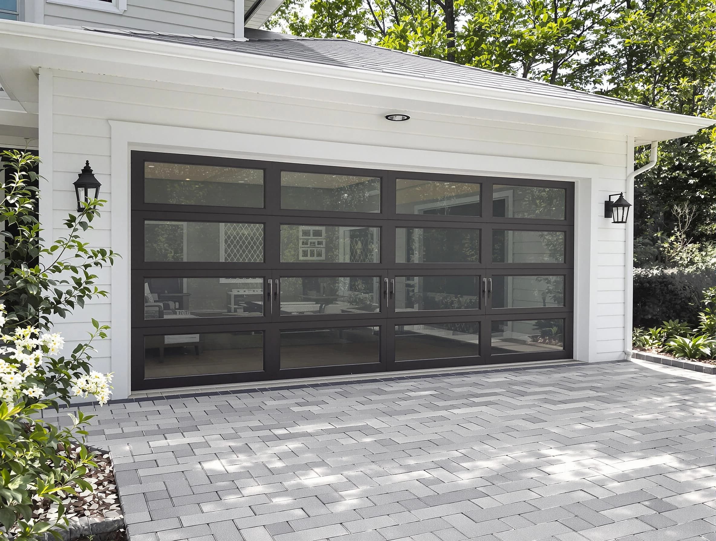 Watertown Town Garage Door Repair design specialist presenting custom garage door options to Watertown Town homeowner
