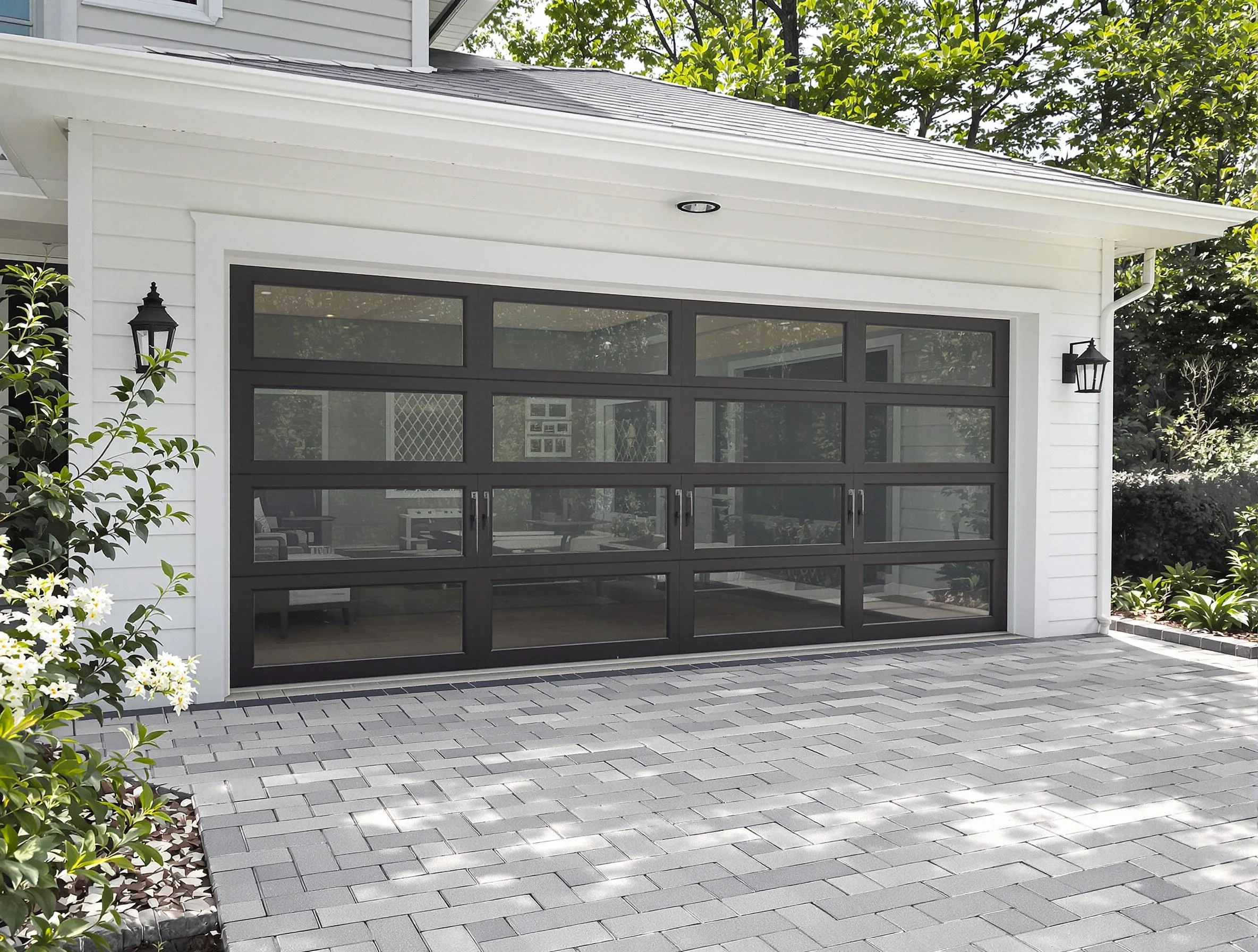 Watertown Town Garage Door Repair design specialist presenting custom garage door options to Watertown Town homeowner