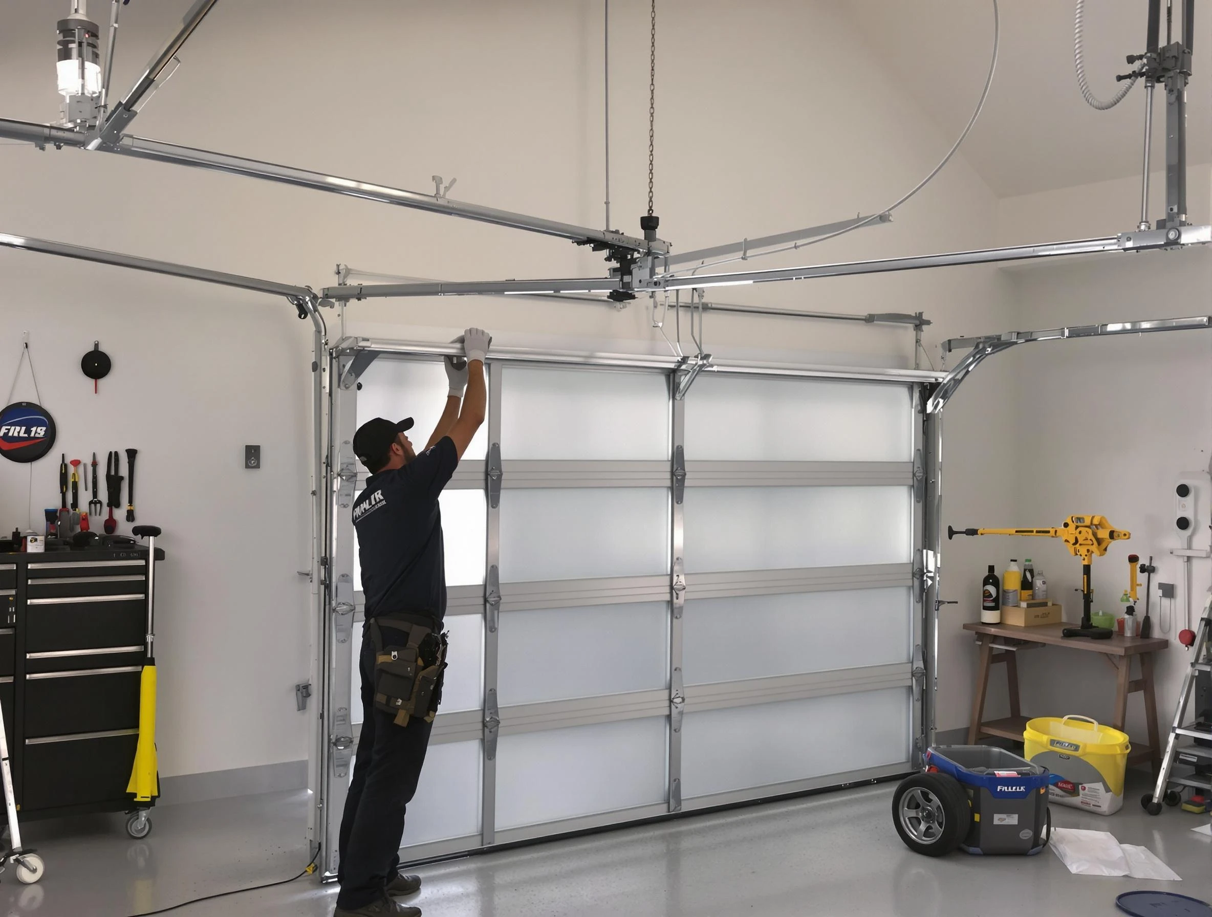 Watertown Town Garage Door Repair certified team performing precision garage door installation in Watertown Town